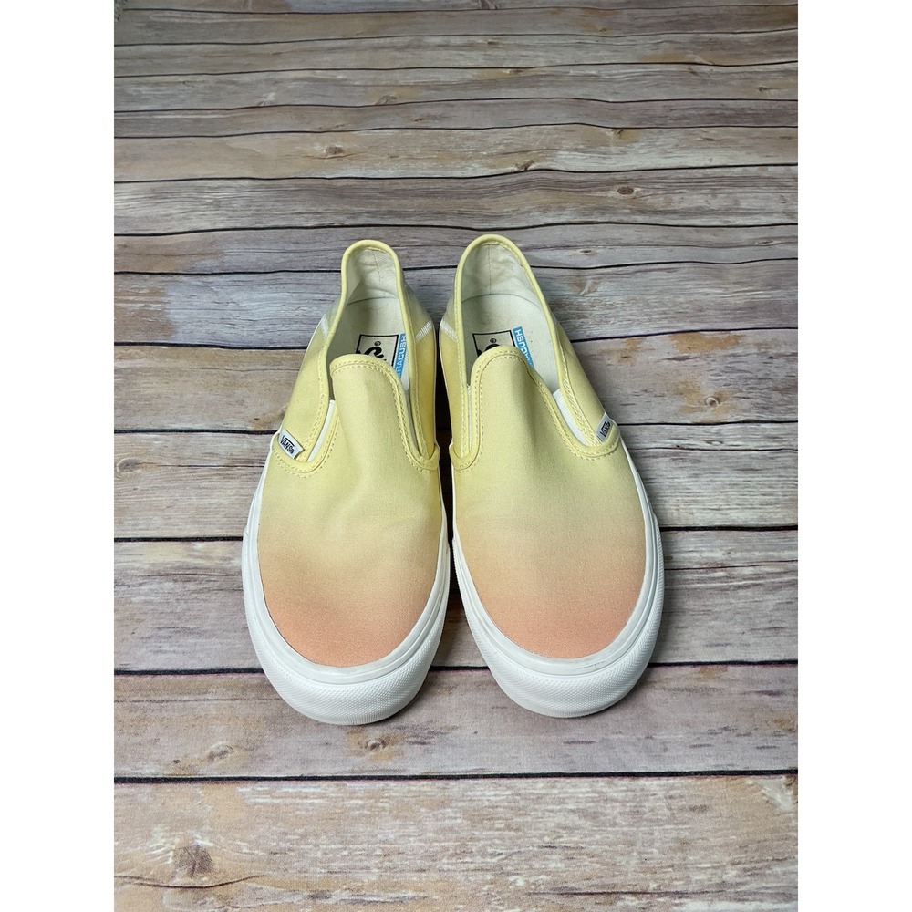 Vans Slip-On SF Ombre Sunrise Womens Size 9.5Yellow Pink Athletic Shoes Sneakers